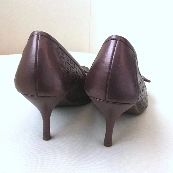 BCBG leather plum shoes - Size 37 - Picture 3 of 3